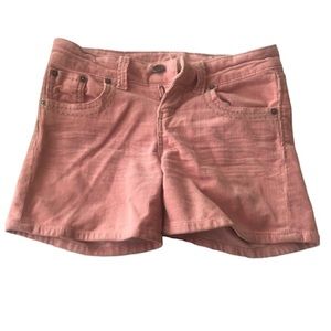 🌞 Vanilla Star Jeans pink corduroy fitted midrise shorts pockets women 3
